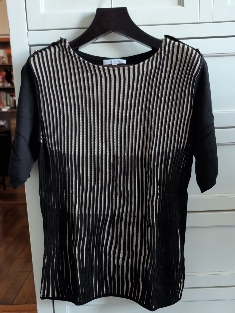 Patrizia Pepe Stripe Illusion Top